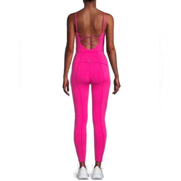 L*SPACE Go To The Distance Onsie Jumpsuit in Bougainvil PINK | Sz Small - Picture 2 of 4